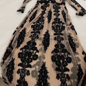 Black and Tan evening Maxi Altr’d State size 10 Dress